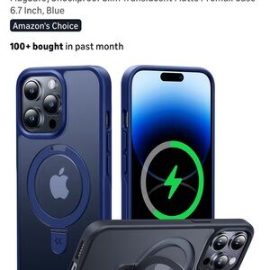 CASEKOO Designed Case for 14 Pro Max with Magnetic Invisible Stand